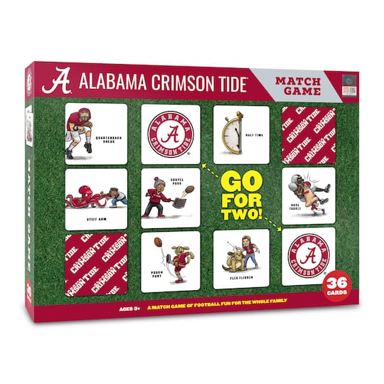 College Team Licensed Memory Match Game By Youthefan in Alabama Crimson Tide | Michaels®